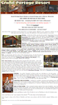Mobile Screenshot of grandportageresort.com